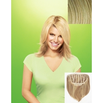 HairDo - 14inch Layered Flip Vibralite Synthetic Extensions (Color: R14/88H Golden Wheat)